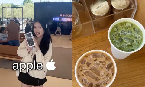 Jenny Huỳnh khoe đồ uống ở quán cà phê đầu tiên của Apple, dân mạng thất vọng vì giá cao mà hình ảnh và thực tế lại khác xa nhau