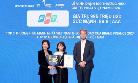 Giá trị thương hiệu FPT xấp xỉ mốc 1 tỷ USD