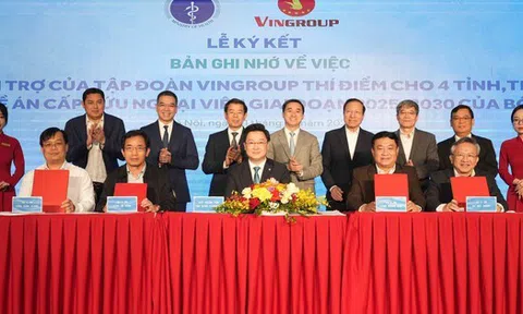 Vingroup muốn đầu tư máy sốc điện tự động tại các nhà ga, bến tàu, sân bay, trường học, tài trợ 1.000 tỷ đồng cho Đề án Cấp cứu ngoại viện cấp quốc gia