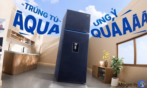 Aqua ra mắt tủ lạnh "lấy nước ngoài", đặc quyền tại Điện Máy Xanh