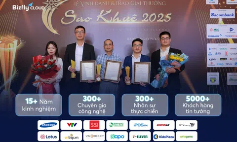Bộ ba giải pháp Bizfly Cloud Server, Bizfly CDN, Bizfly Kubernetes Engine được vinh danh tại lễ trao giải Sao Khuê 2025
