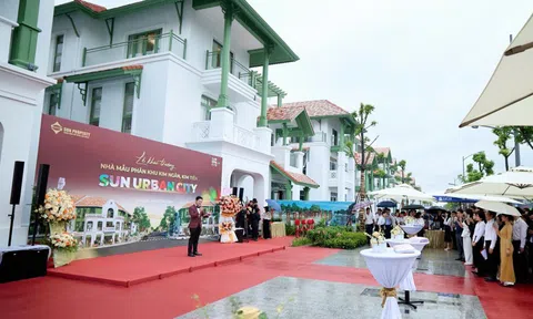 Khai trương nhà mẫu thấp tầng tại đô thị nghỉ dưỡng Sun Group Hà Nam
