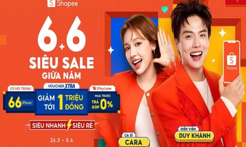 Shopee nâng tầm mua sắm kết hợp giải trí trong “6.6 Siêu sale giữa năm”