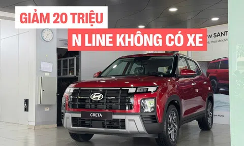 Hyundai Creta 2025 vừa ra mắt đã giảm giá tại đại lý: Bản N Line 'cháy hàng', bản 'base' còn 579 triệu đồng, tăng sức cạnh tranh Xforce