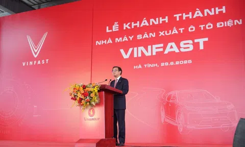 Vinfast khánh thành nhà máy sản xuất ô tô điện tại Hà Tĩnh
