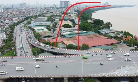 Cận cảnh vị trí được đề xuất xây dựng “Đại lộ và cảnh quan” ven sông Hồng