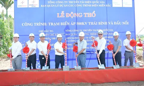 EVNNPT triển khai thi công dự án Trạm biến áp 500kV Thái Bình và đường dây đấu nối