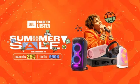 JBL Summer Sale – Rực cháy mùa hè cùng âm nhạc đỉnh cao, ưu đãi cực sốc
