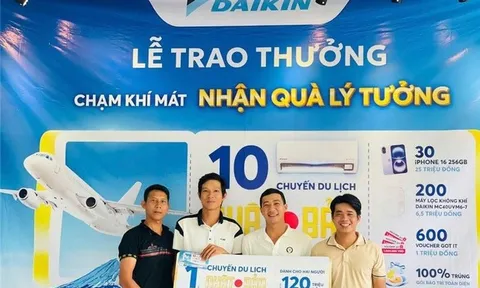 Daikin Vietnam trao hơn 13.600 giải thưởng nhằm tri ân khách hàng