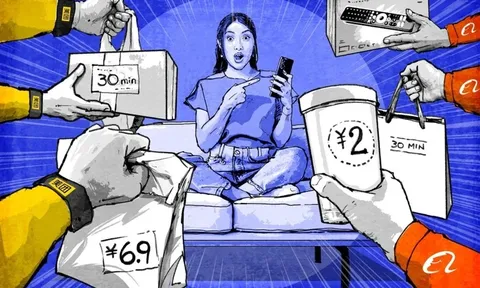 Trà sữa 0 đồng tại Trung Quốc: Ông lớn lỗ tỷ USD, shipper hốt bạc