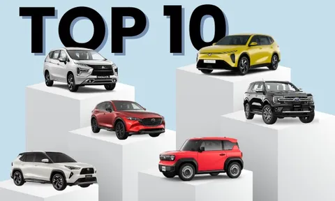 Top 10 ô tô bán chạy nhất tháng 11/2025: mẫu MPV điện đầu tiên của tỷ phú Phạm Nhật Vượng lập kỷ lục vô tiền khoáng hậu