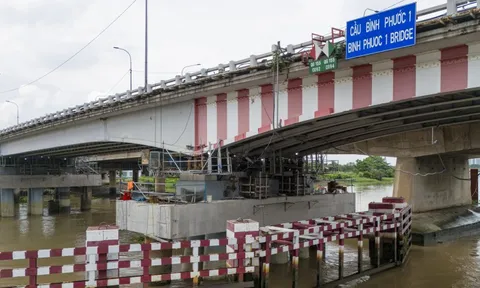 Cầu Bình Phước 1 ở TP.HCM vừa cao thêm 1,25 m