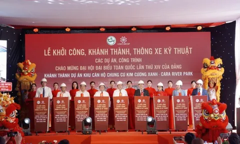 Lễ khánh thành Cara River Park chào mừng Đại hội XIV: Dấu ấn Tổng thầu VictoryCons