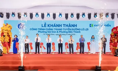 Khánh thành chỉnh trang đường Lê Lợi, Khang Điền mong muốn tiếp tục 'làm đẹp' chợ Bến Thành, đường Nguyễn Huệ và Đồng Khởi