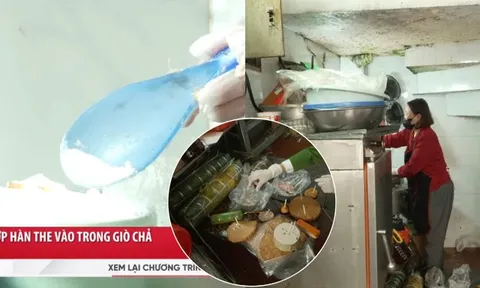 Rùng mình lời khai của chủ cơ sở giò chả trên phố cổ Hà Nội dùng chất cấm: Cho "tí ti" thôi,10kg thịt chỉ cho nửa thìa hàn the