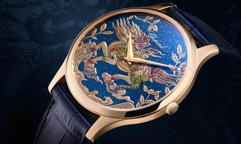 Chopard Long Mã: Đồng hồ Thuỵ Sĩ kết hợp nghệ thuật sơn mài