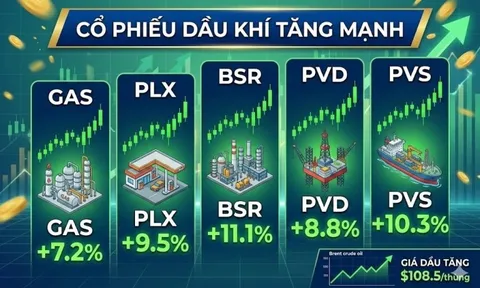 MBS: Xung đột Trung Đông, nguy cơ tại eo biển Hormuz tác động mạnh, cổ phiếu dầu khí và năng lượng nhanh chóng tăng kịch trần