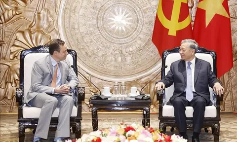 Tổng Bí thư Tô Lâm tiếp Chủ tịch, kiêm Tổng Giám đốc điều hành Tập đoàn GE Vernova