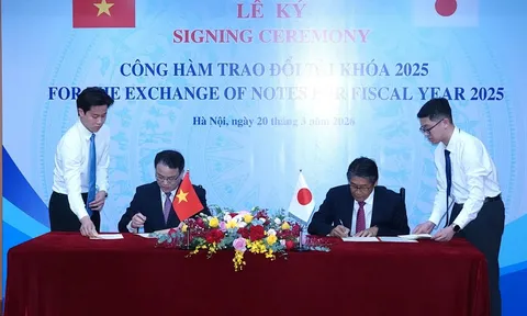 Việt Nam và Nhật Bản ký kết công hàm cấp vốn vay hơn 600 triệu USD