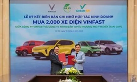 Một hãng taxi chuyển đổi toàn bộ 2.000 chiếc sang xe điện của tỷ phú Phạm nhật Vượng