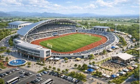 Bắc Ninh chấp thuận dự án khu thể thao quy mô 9,6ha với sân vận động 12.000 chỗ