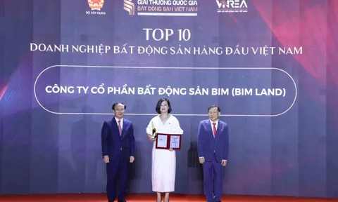 BIM Land được ghi nhận trong Top 10 doanh nghiệp bất động sản hàng đầu