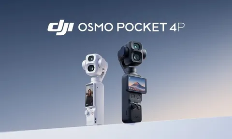 Osmo Pocket 4P mang đến khả năng làm phim chuyên nghiệp, nâng tầm dòng camera gimbal mà DJI tiên phong