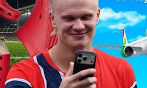 Erling Haaland trở thành chất liệu viral của loạt thương hiệu, từ hãng hàng không nổi tiếng, KFC đến Crocs