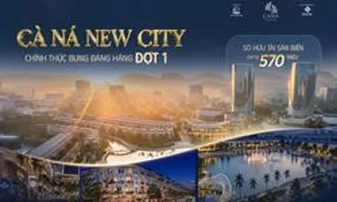 Cà Ná New City chính thức bung bảng hàng đợt 1: Tài Sản ven biển chỉ từ 570 triệu