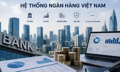 Tổng tài sản hệ thống ngân hàng Việt Nam sắp chạm mốc 30 triệu tỷ đồng, Vietcombank, VietinBank, BIDV và Agribank chiếm hơn 41% tổng dư nợ