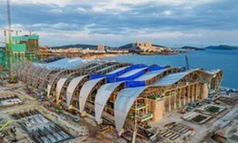 Tin được không: Việt Nam sắp có phòng họp rộng gấp rưỡi mặt sân Mỹ Đình, không có cột nào nhưng vẫn chống đỡ mái thép 12.000 tấn