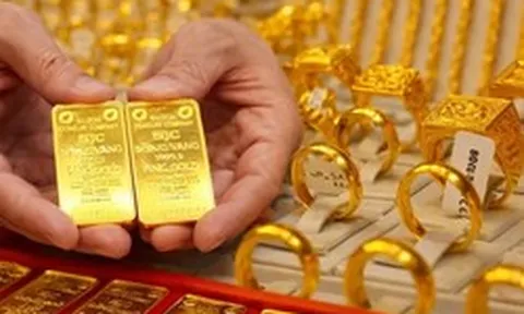 Giá vàng miếng, vàng nhẫn sáng 9/9 tại SJC, DOJI, PNJ, Bảo Tín Mạnh Hải và Bảo Tín Minh Châu