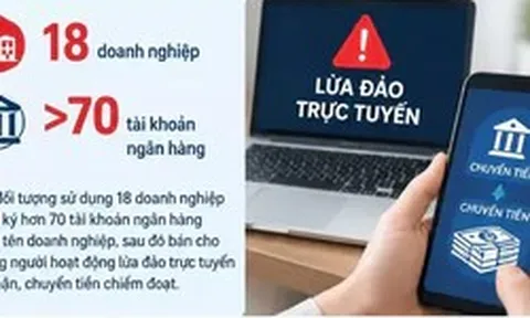 Công an TPHCM tìm người bị hại chuyển tiền vào 70 tài khoản đứng tên 18 doanh nghiệp