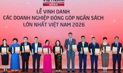 Vinh danh các ngân hàng nộp ngân sách nhiều nhất 2026: BIDV, MB, Techcombank, ACB nằm trong nhóm dẫn dắt