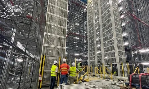 Körber bàn giao kho tự động mật độ cao cho đơn vị cung cấp các giải pháp quản lý thông tin và lưu trữ hồ sơ hàng đầu Đông Nam Á