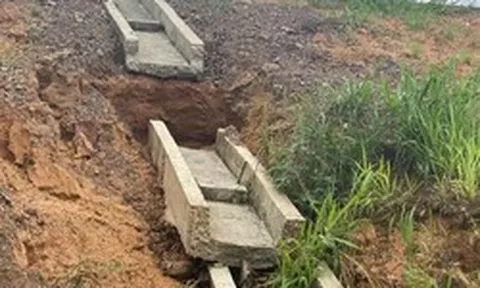 Cao tốc Biên Hòa - Vũng Tàu xói lở