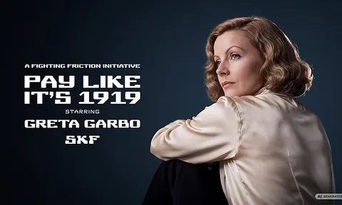 Greta Garbo đã trở lại - đóng vai chính trong chiến dịch giảm thiểu ma sát của SKF