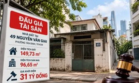 Ngân hàng rao bán mảnh đất 150m2 với giá 31 tỷ đồng