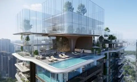Trung tâm thủ đô xuất hiện siêu dự án có "bãi biển" cát trắng nước mặn 7.200m2, kiến trúc cảm hứng từ biển mây bảng lảng trên đỉnh núi, được vận hành bởi AI thế hệ mới