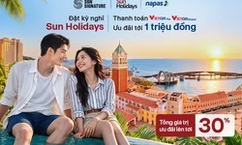 NAPAS – Sun Holidays: Đặt kỳ nghỉ, tặng 1 triệu đồng với VietQRPay - VietQRGlobal