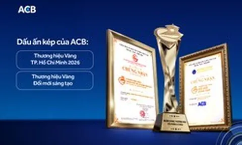Từ gần 200 hồ sơ dự giải, ACB chinh phục hạng mục kép tại Thương hiệu Vàng TP.HCM 2026