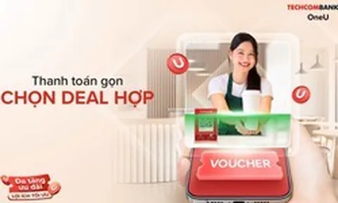 Quét QR, dùng voucher và U-Point ngay khi thanh toán, cùng cơ hội nhận iPhone 18 Pro mỗi ngày từ Techcombank