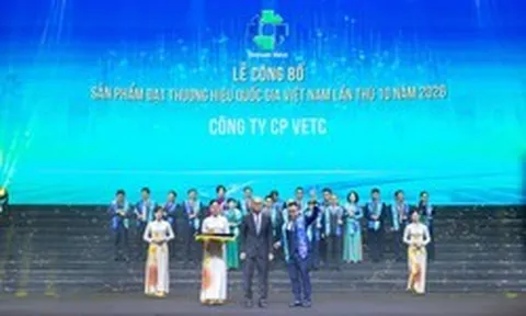 Dịch vụ thu phí không dừng VETC đạt Thương hiệu Quốc gia Việt Nam năm 2026