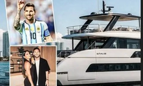 Siêu du thuyền trị giá trăm tỷ đồng của Lionel Messi