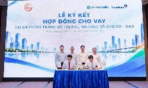 Khang Điền ký hợp đồng vay Viettinbank cho dự án chỉnh trang đô thị khu Mả Lạng và Chợ Gà – Gạo
