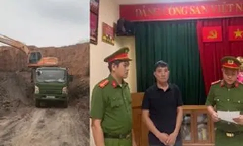 Phú Thọ: Khởi tố một giám đốc doanh nghiệp vi phạm về khai thác đất san lấp