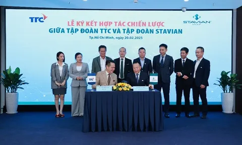 Tập đoàn TTC ký kết hợp tác chiến lược với Tập đoàn Stavian