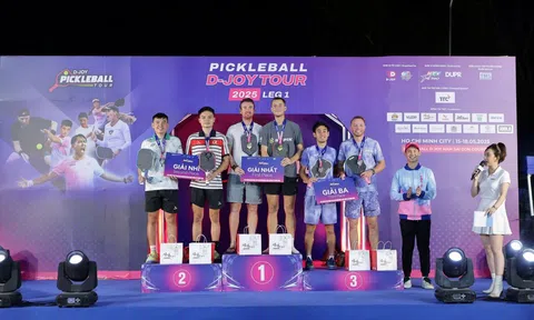 Giải Pickleball D-Joy Tour 2025: Chặng 1 khép lại thành công rực rỡ với hơn 626 trận đấu và hơn 300 vận động viên tham dự