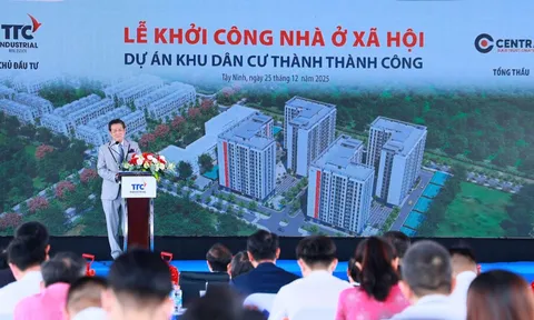 Dự án Khu dân cư TTC do TTC Land hợp tác TTC IZ chính thức khởi công Nhà ở xã hội gần 1.200 căn