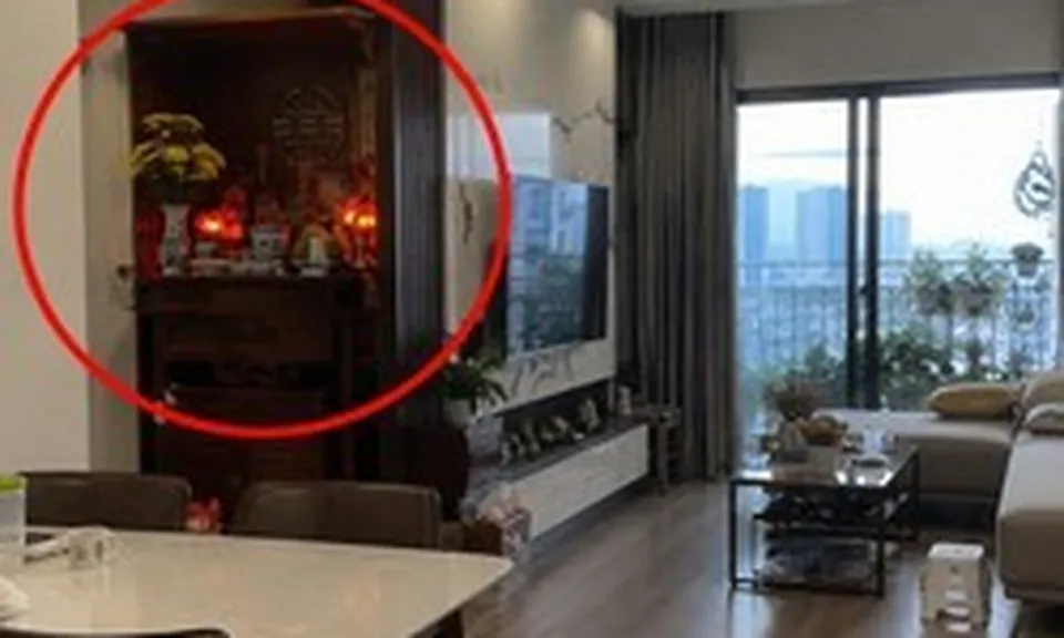 Lời khuyên cho những gia đình đặt bàn thờ trong phòng khách